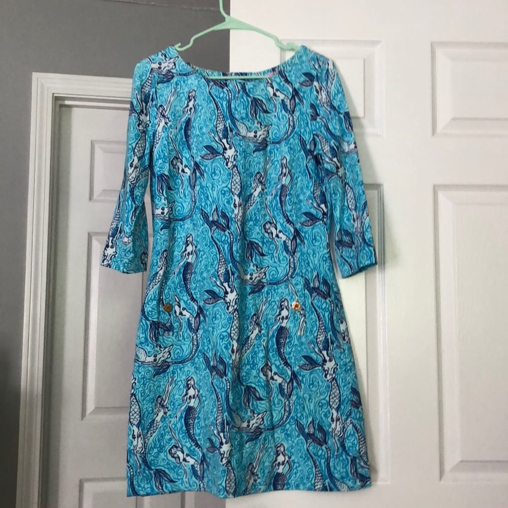 Lilly Pulitzer Charlene Shift Dress in Nice Tail S